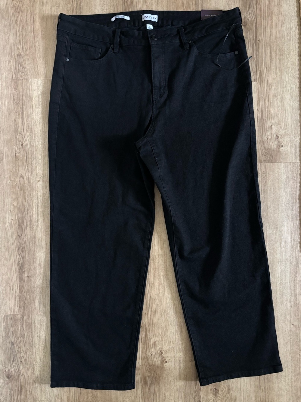 Ava & Viv Jeans Black Straight High Rise Women’s 20